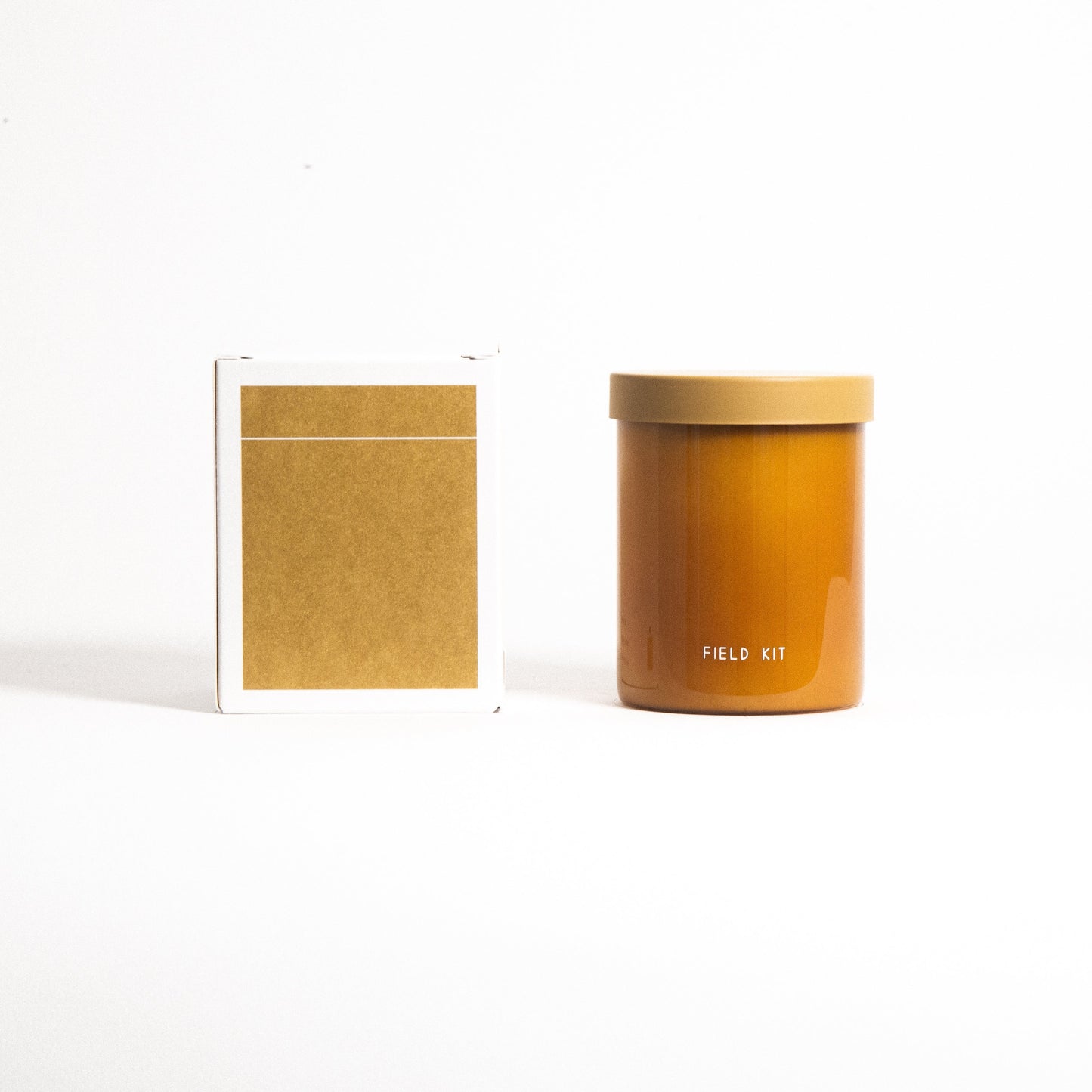 Beekeeper Candle in Reusable Glass Jar and Plastic-Free Packaging. Top notes: sweet orange + apple; Mid notes: clover + wild honey; Base notes: white musk