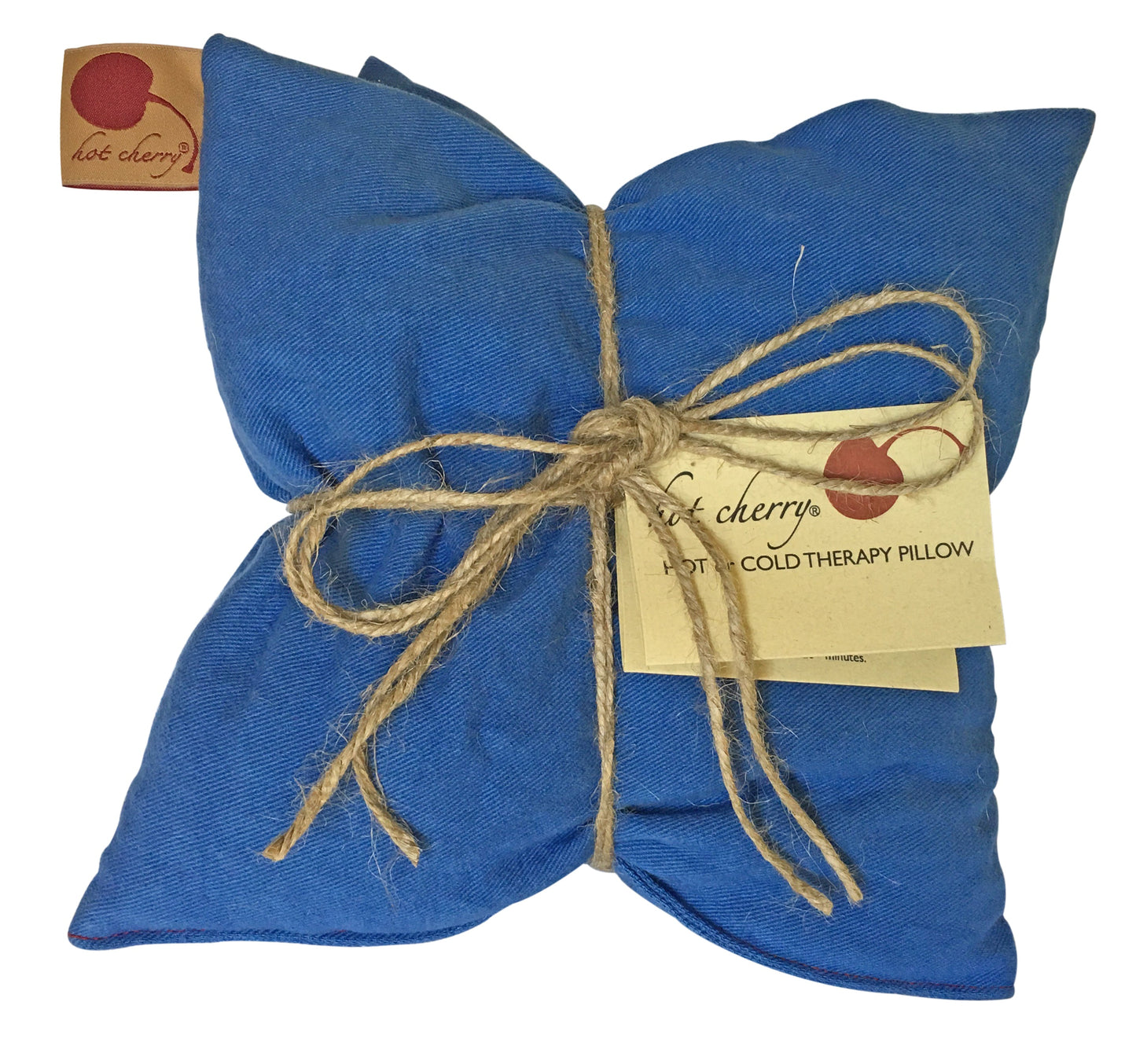 Double Square Blue Natural Dyed Denim Hot and Cold Pillow