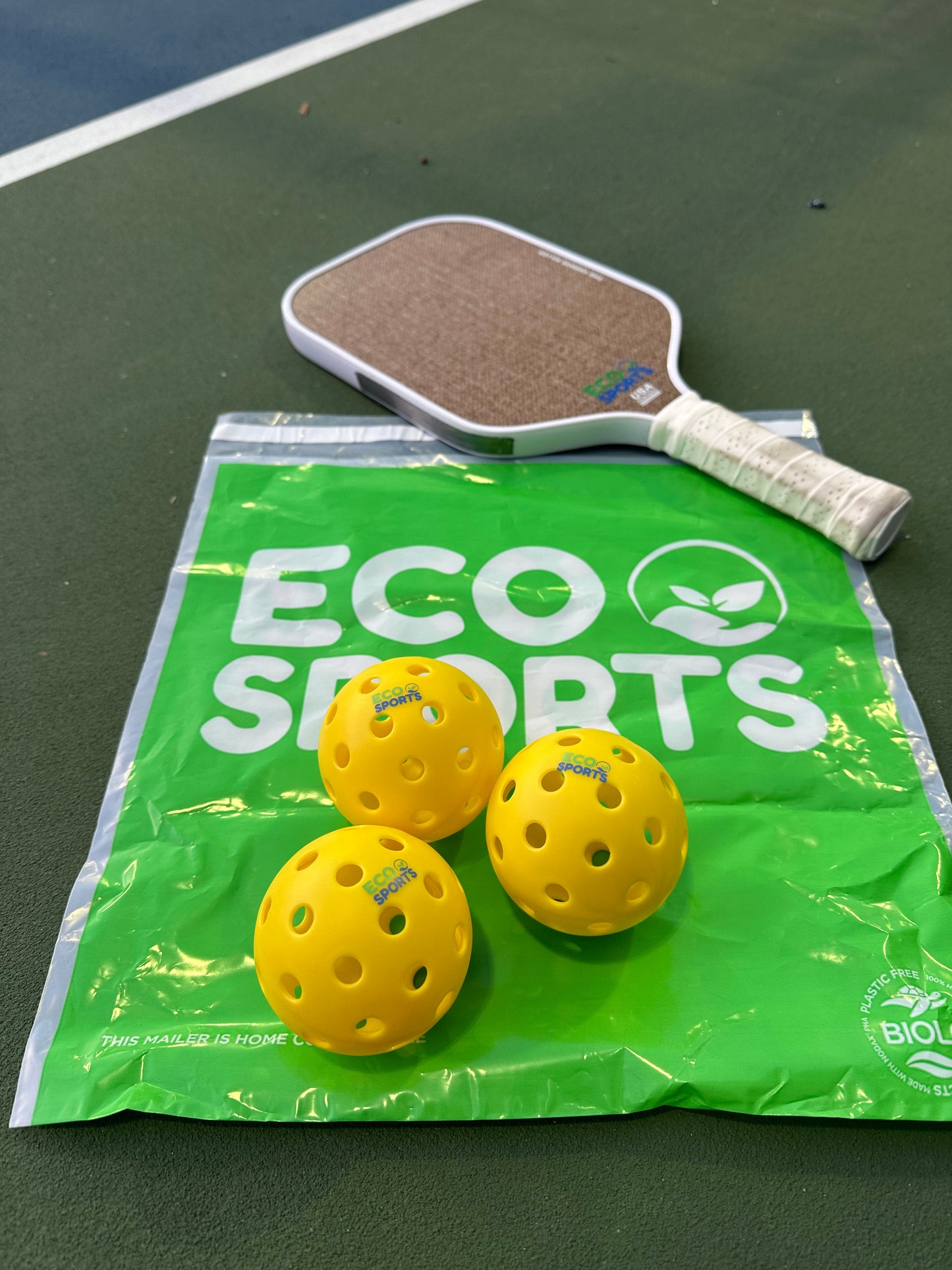 Eco Sports Pickleball Balls - Sustainable, Recyclable, Compostable Pickleball Balls