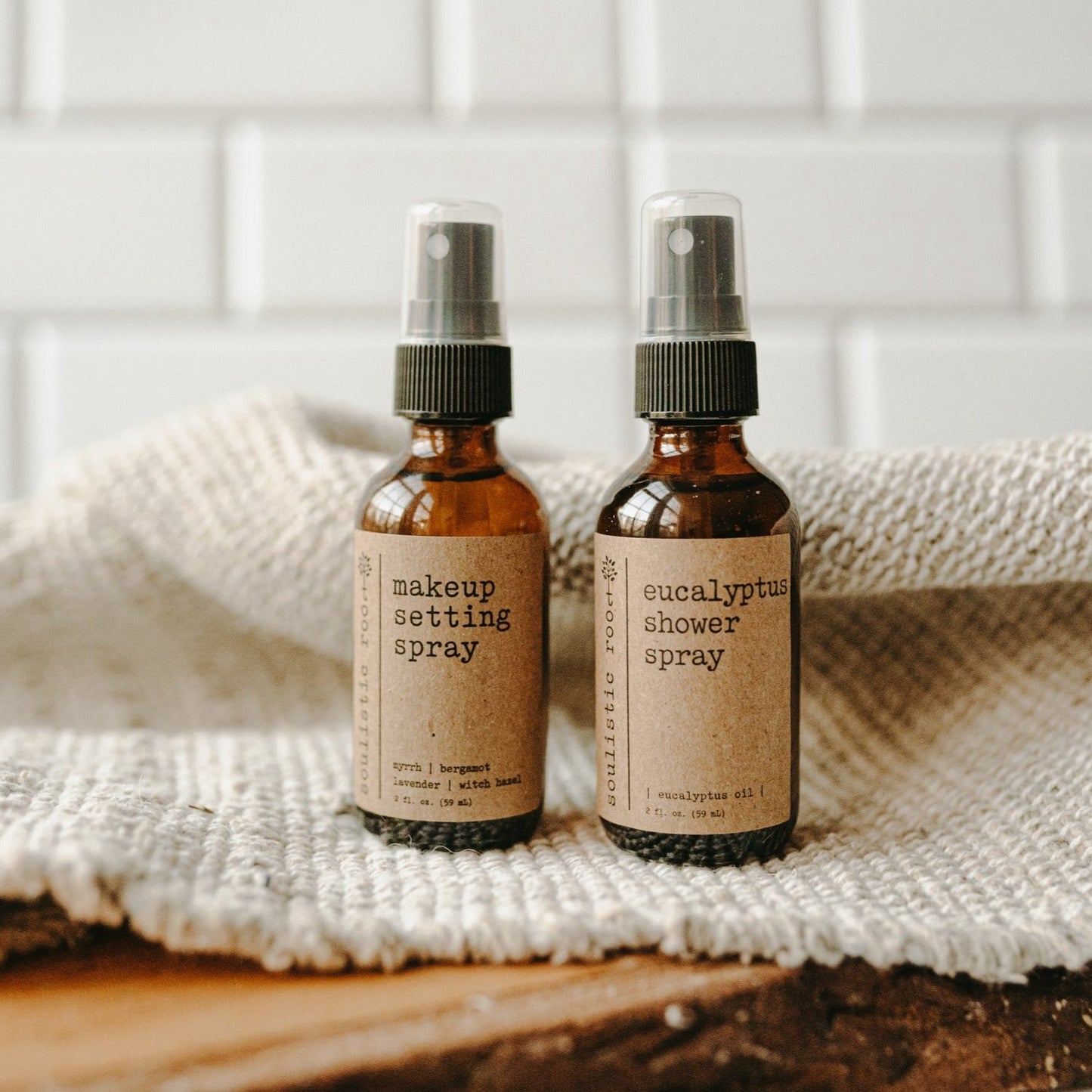 Essential Oil Sprays - Makeup Setting Spray & Eucalyptus Shower Spray