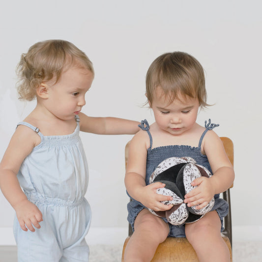 Soft Grabby Ball Toy For Baby - Woodland