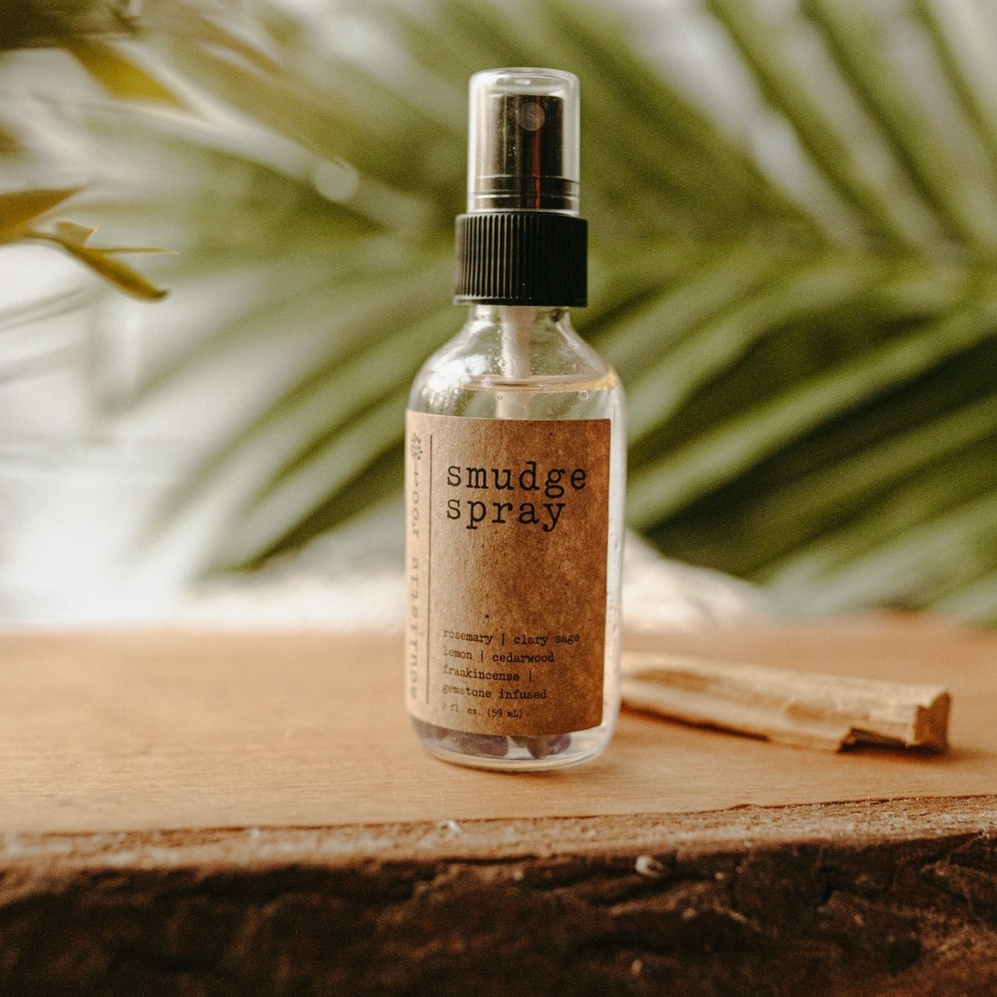 Gemstone-infused Smudge Spray