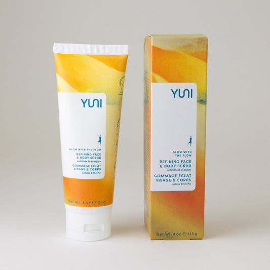 Glow with the Flow Smoothing Face and Body Scrub with Packaging 4oz