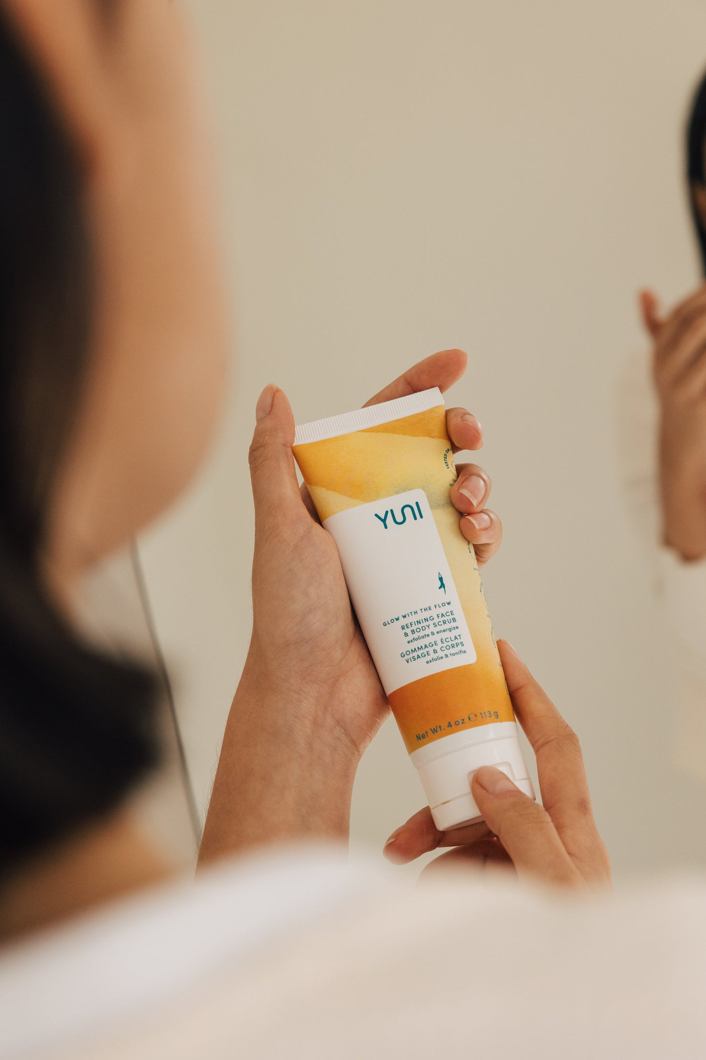 Glow with the Flow Smoothing Face and Body Scrub 4oz Tube