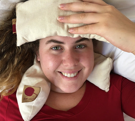 3-Piece Relaxation Pillows and Wraps - Natural Denim