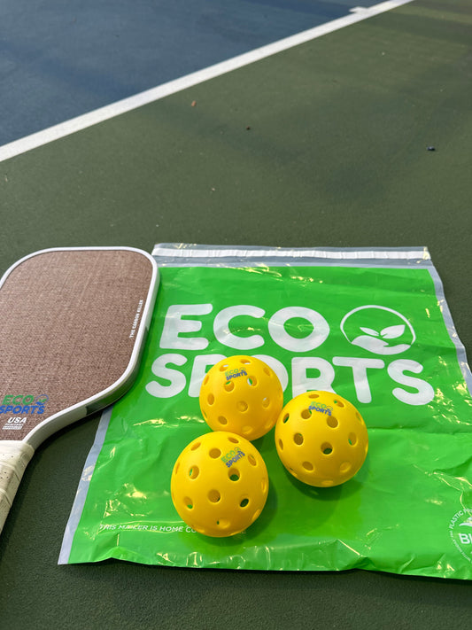 Eco Sports Sustainable Pickleball Balls - 3-pack