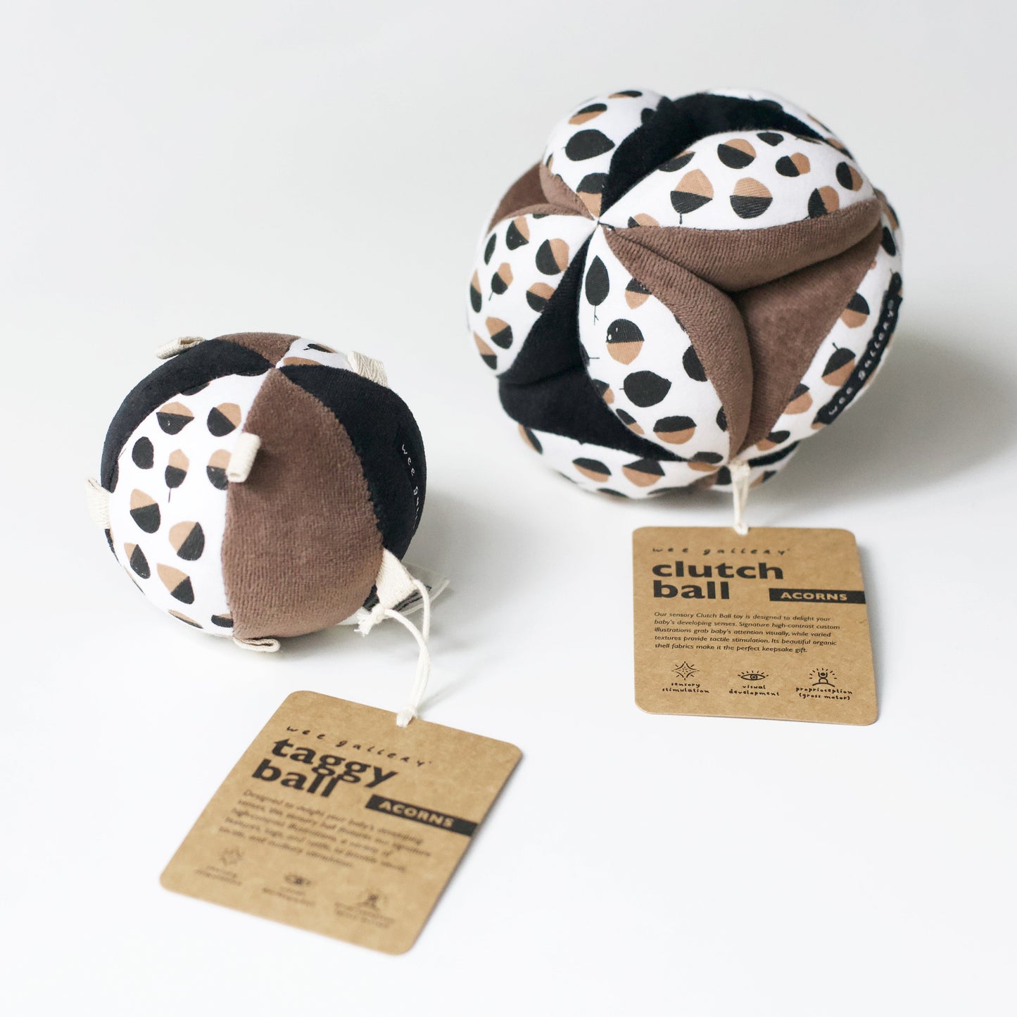 Taggy Ball For Baby - Acorns