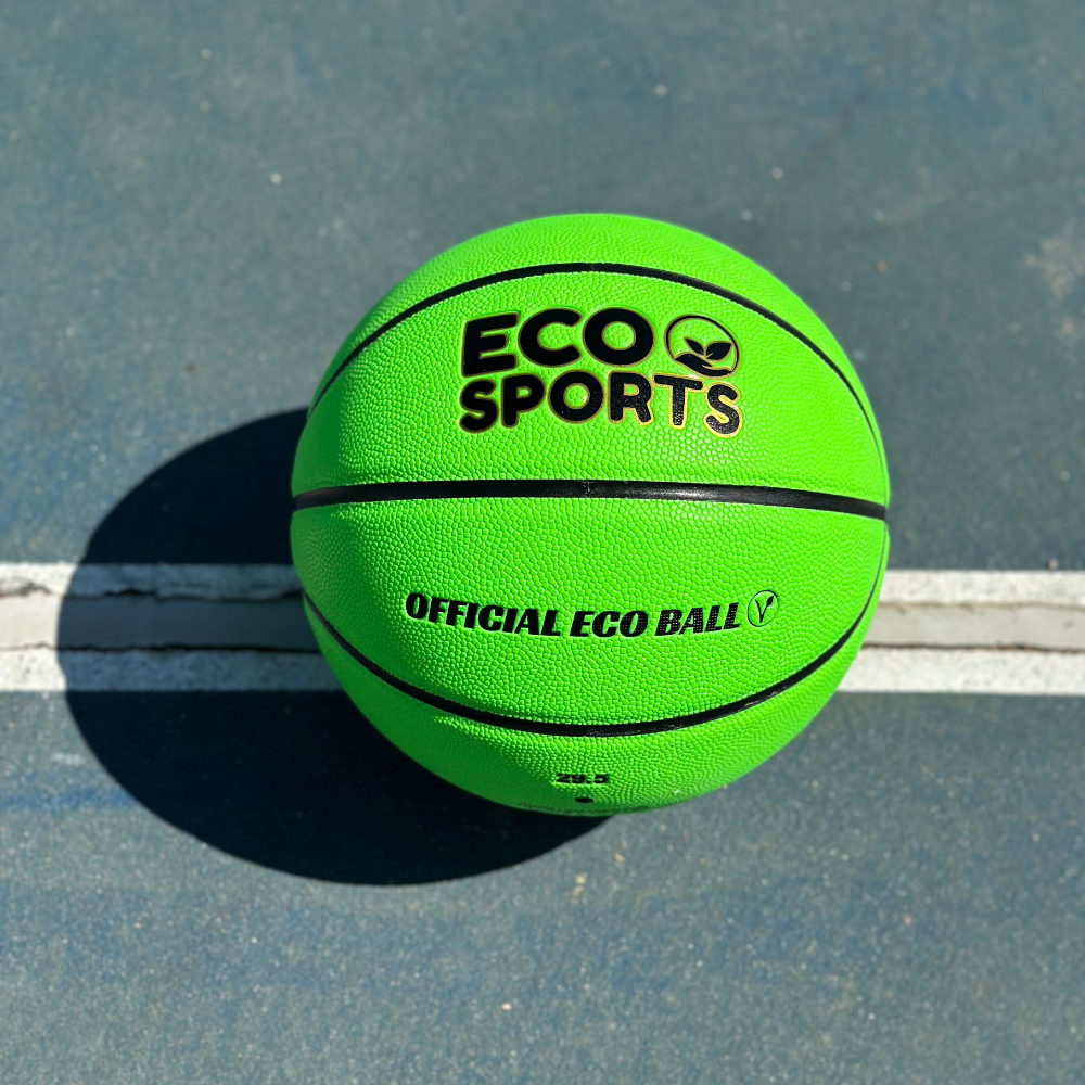 Green Eco Friendly Basketballs - 29.5" & 27.5" Outdoor Kids Balls