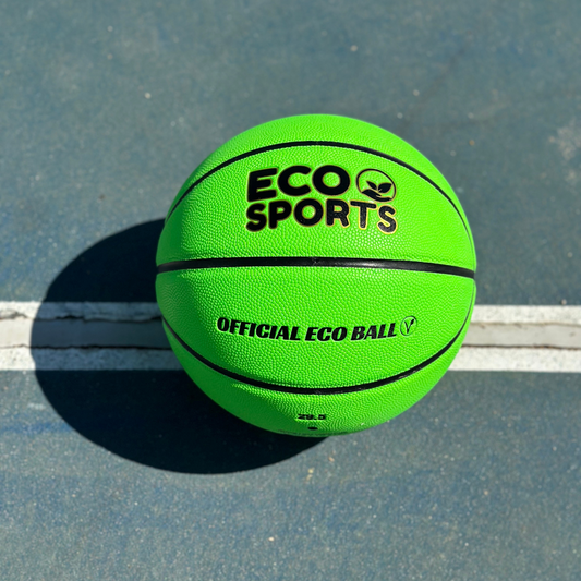 Green Eco Friendly Basketballs - 29.5" & 27.5" Outdoor Kids Balls