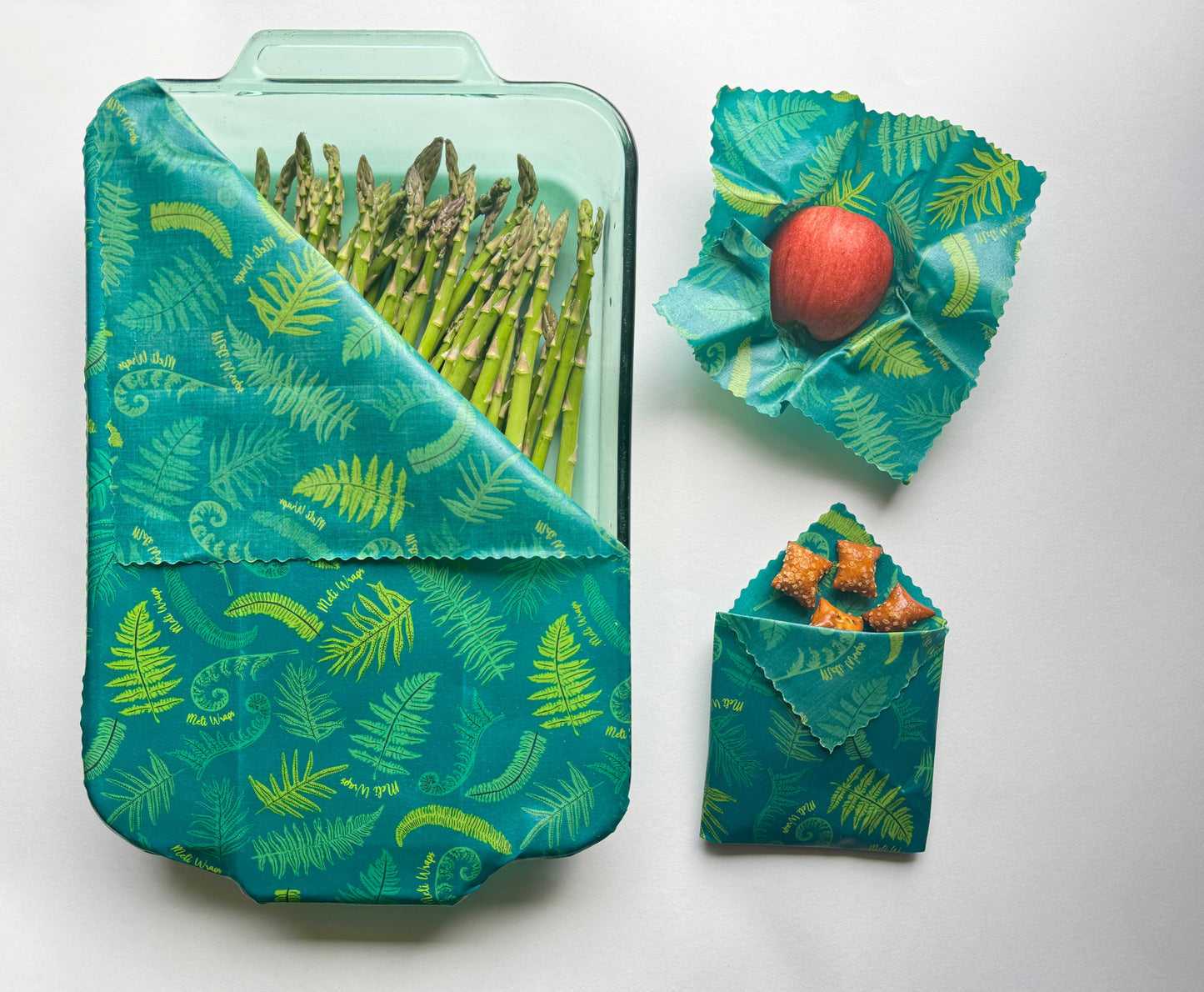 Beeswax Food Wrap - Fern Print