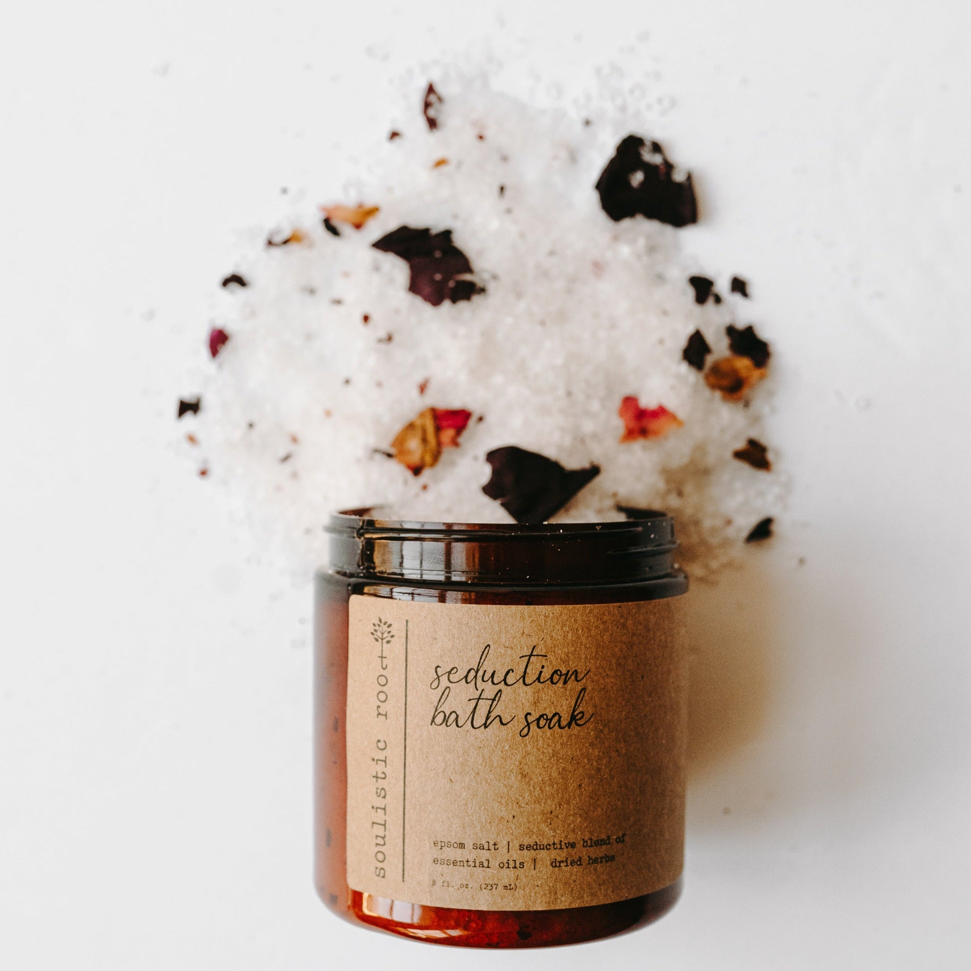 All-Natural Bath Salts With Herbs - Seduction