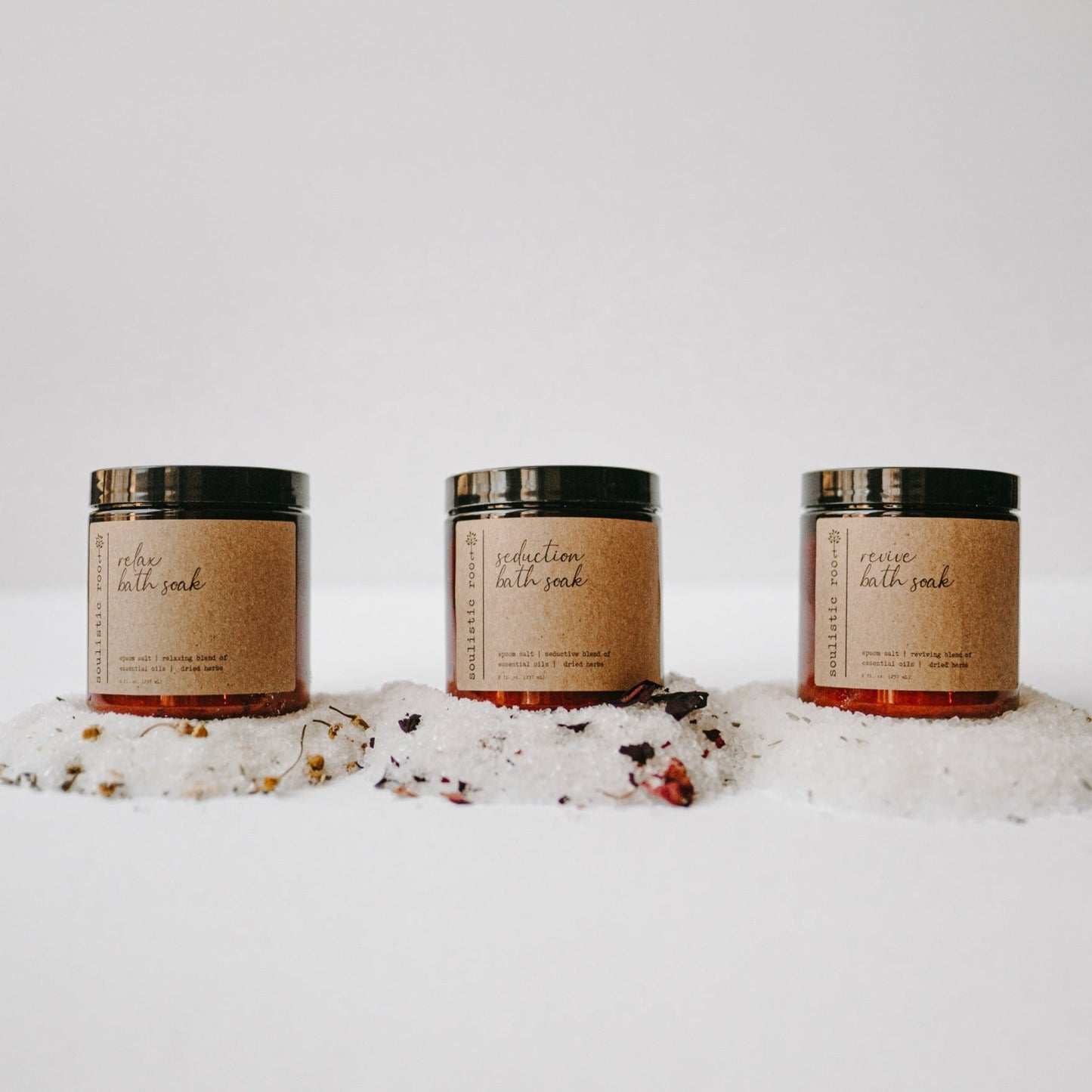 All Natural Bath Salts With Herbs