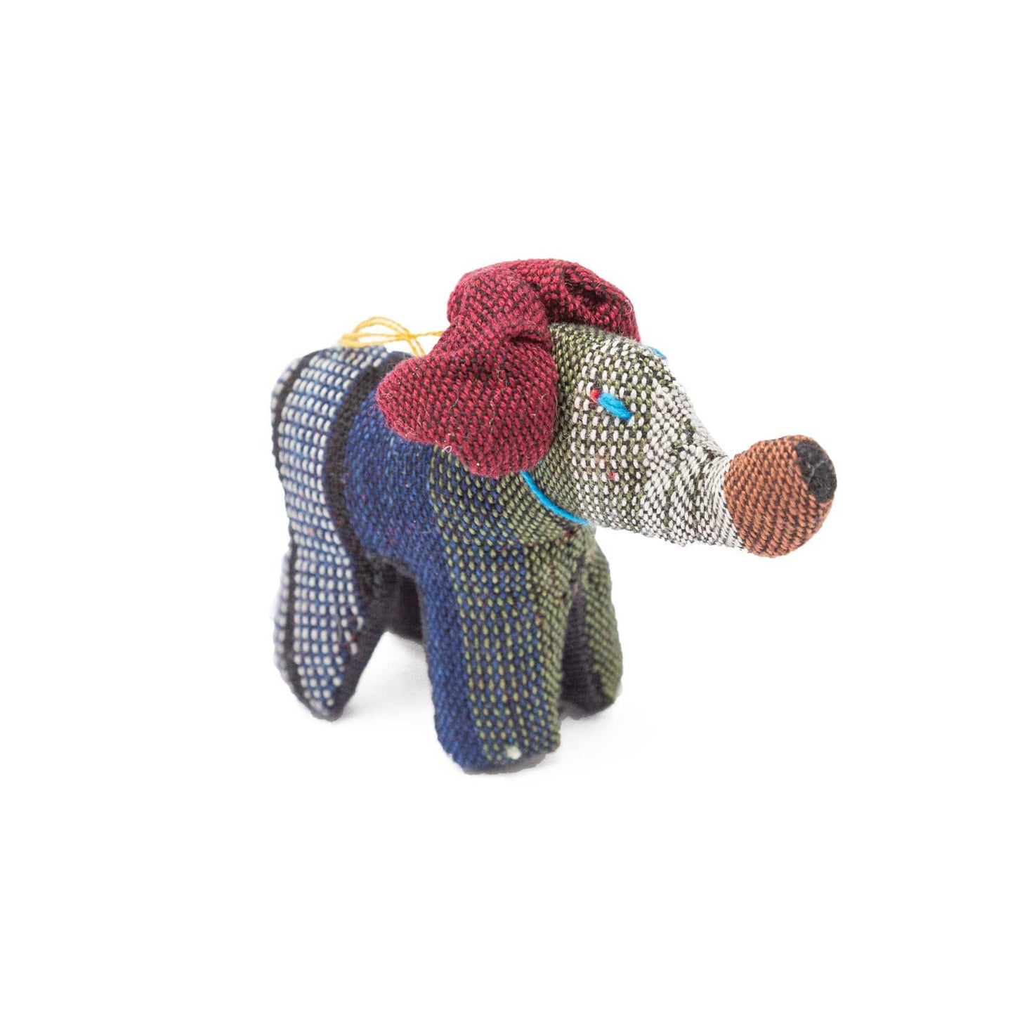 Animalito Handmade Cotton Elephant Ornament