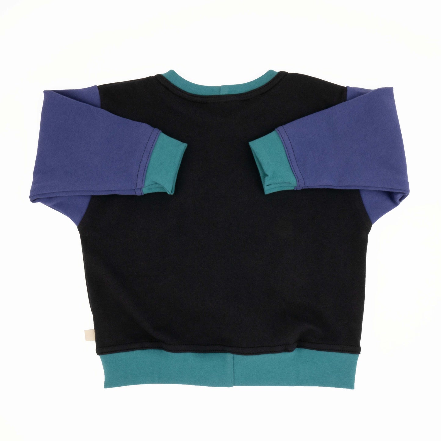 Colorblock Sweatshirt for Toddlers - Blackberry