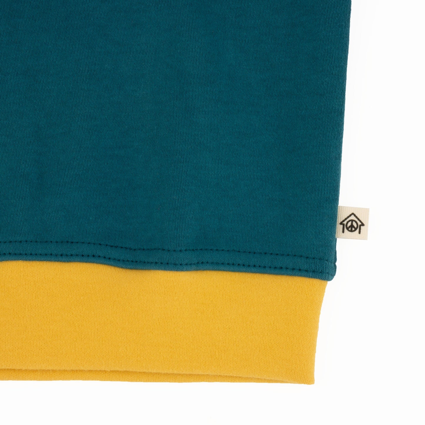 Baby Colorblock Sweatshirt Cuff - Peakcock