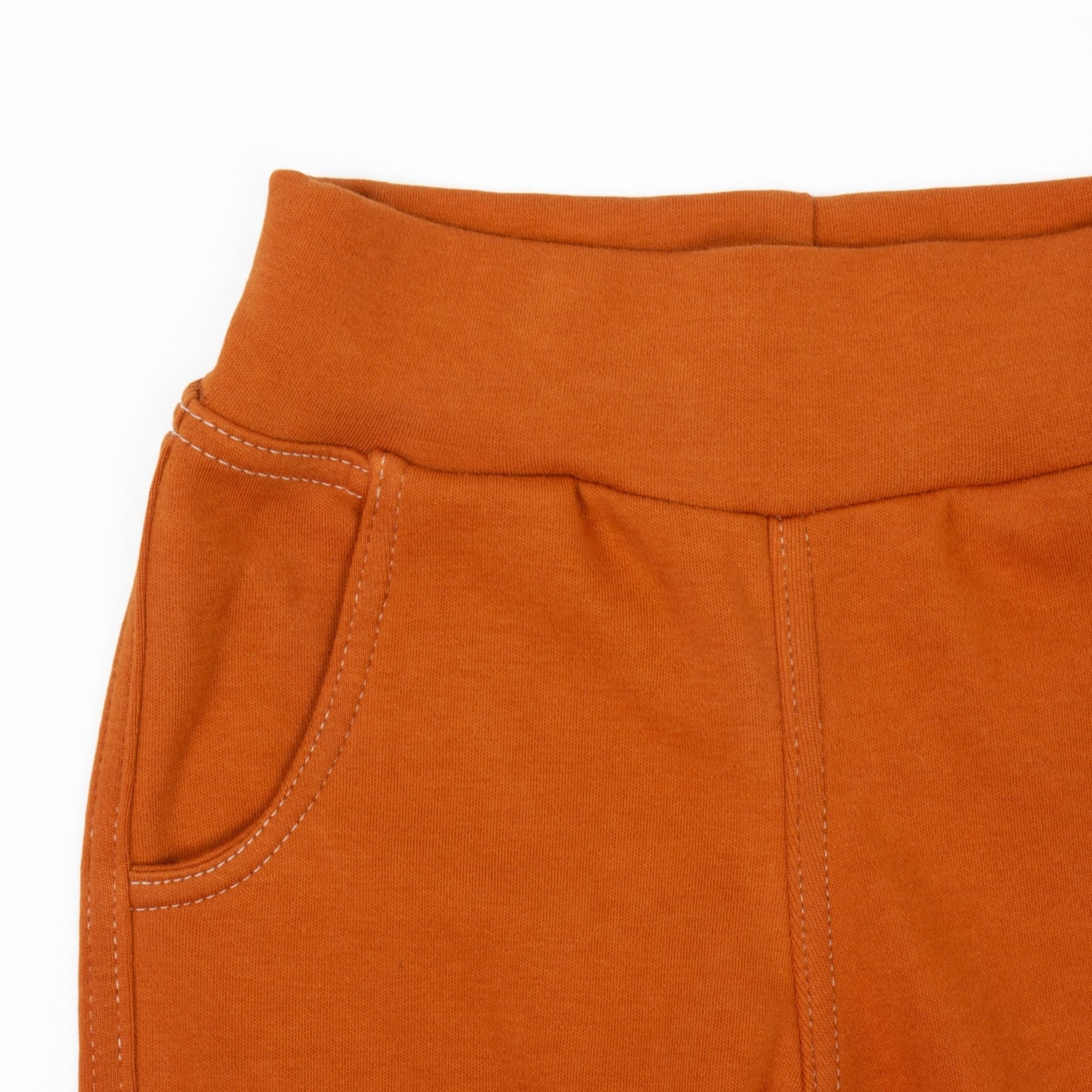 Baby Simple Joggers by Peace House Studio - Harvest - Pockets