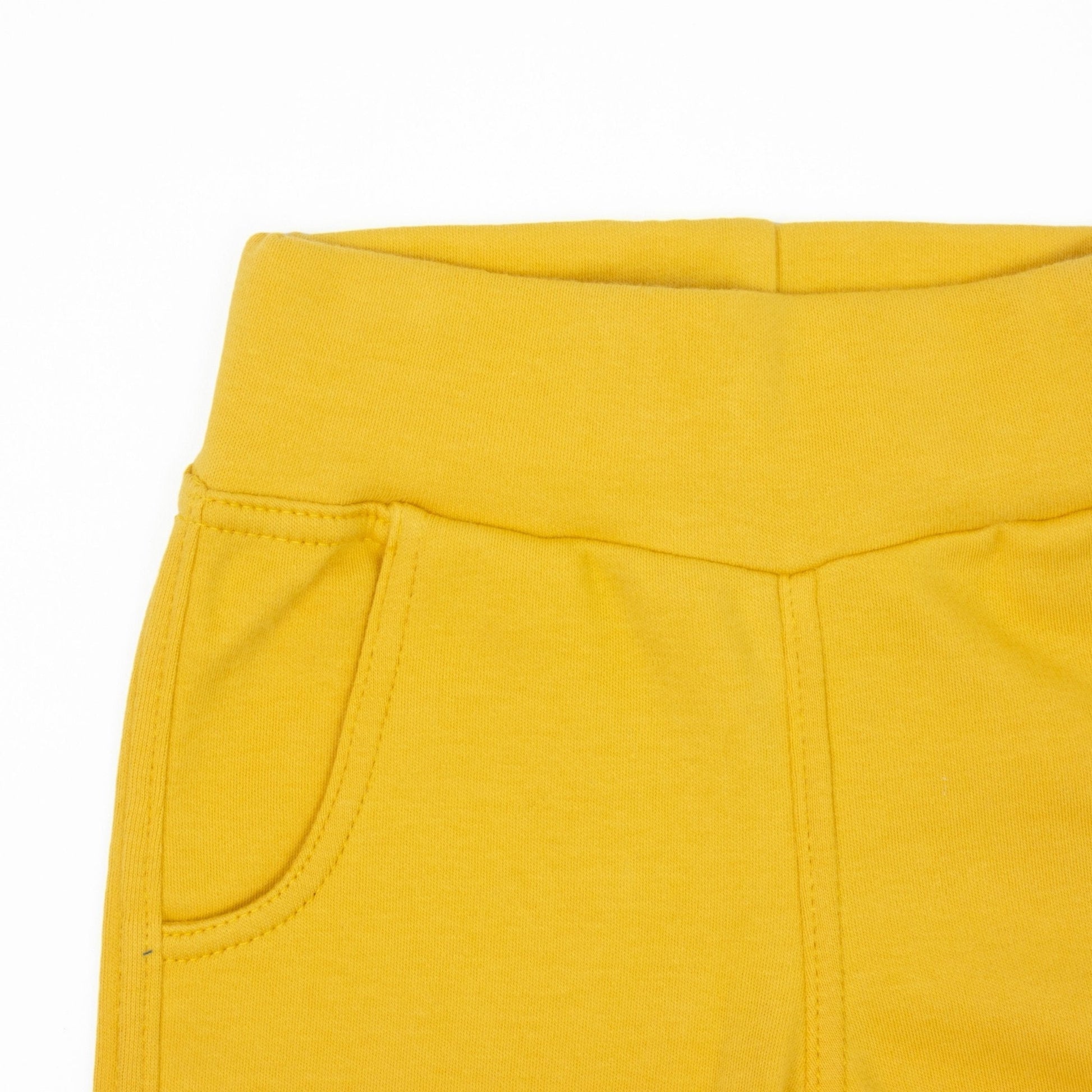 Baby Simple Joggers by Peace House Studio - Marigold - Pockets