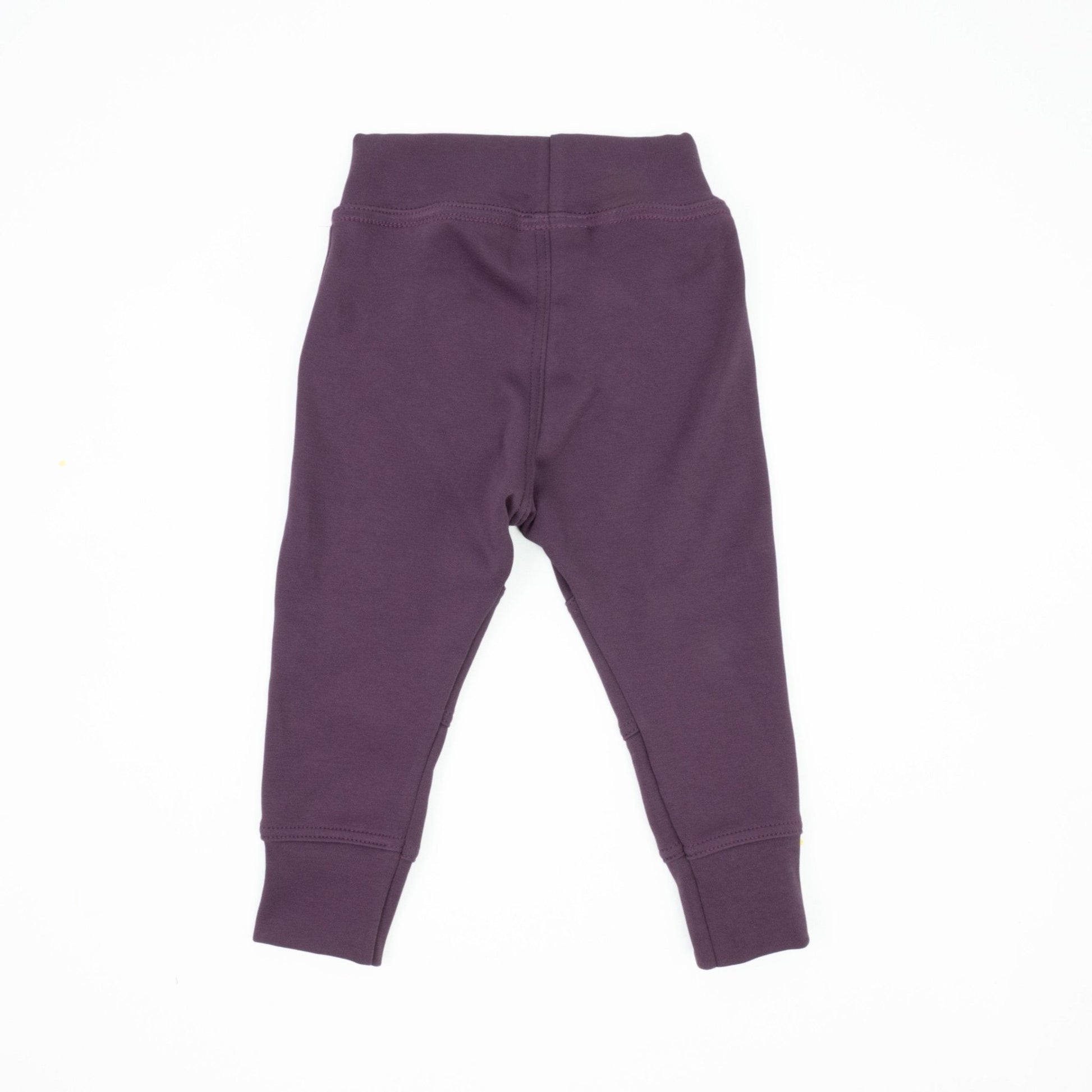 Baby Simple Joggers by Peace House Studio - Grape - No Pockets