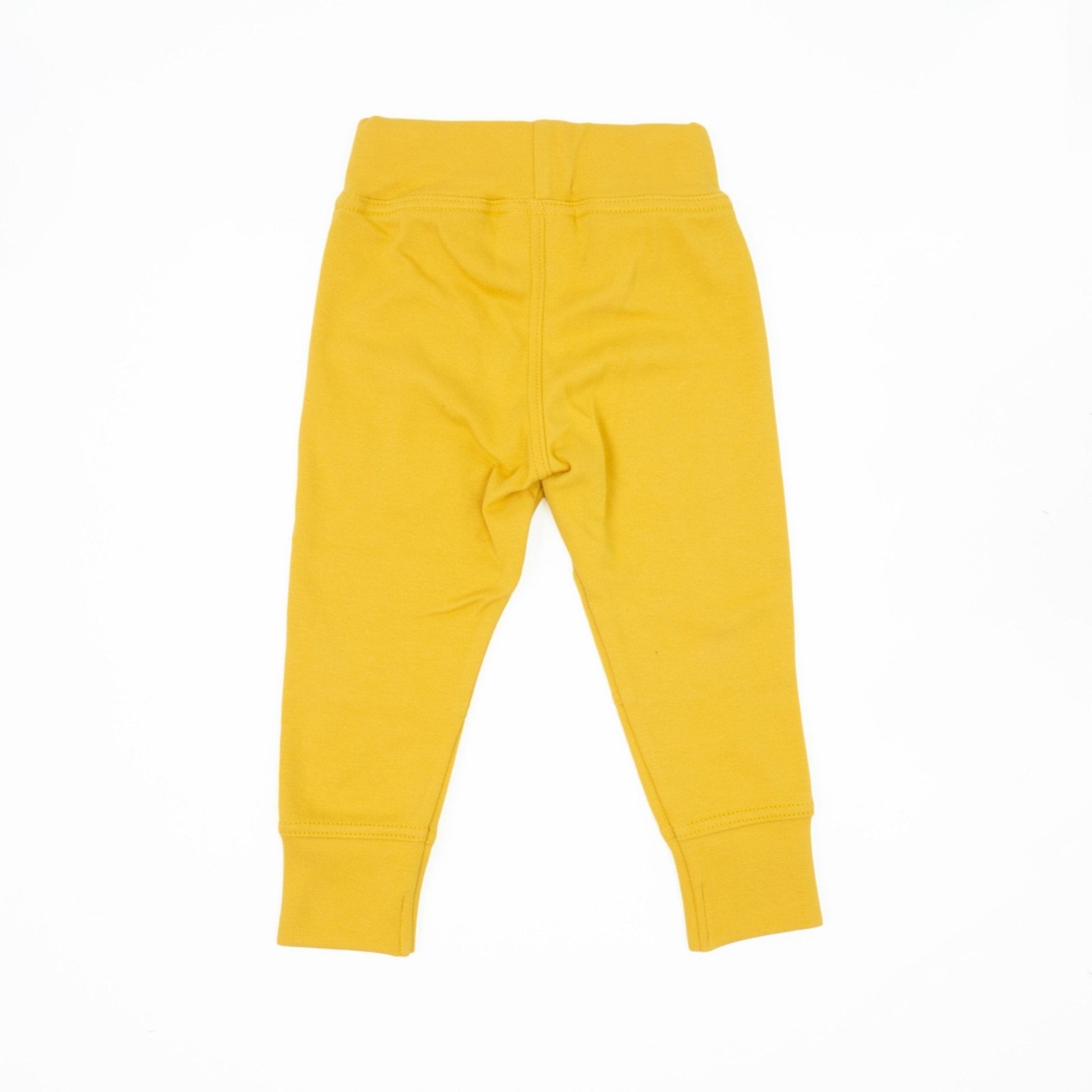 Baby Simple Joggers by Peace House Studio - Marigold - No Pockets