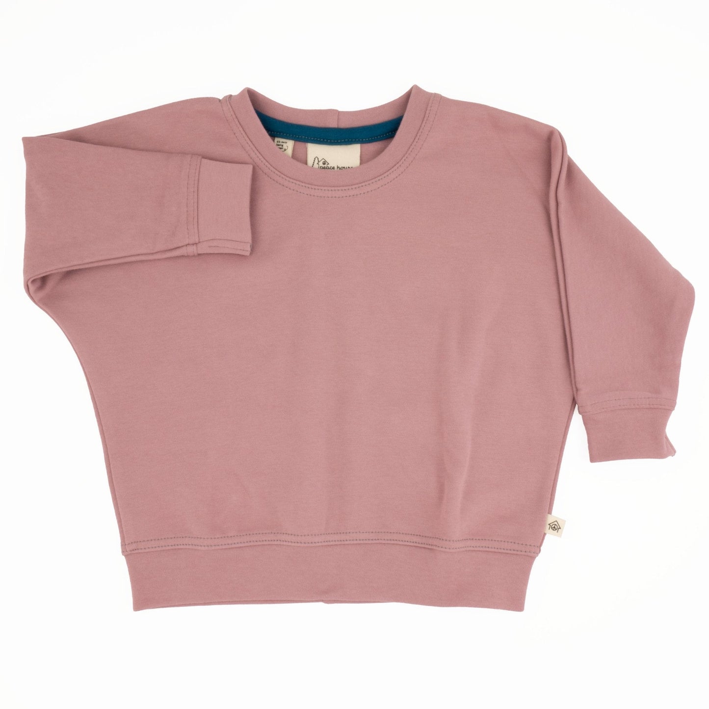 Organic Cotton Baby Simple Sweatshirts - Woodrose