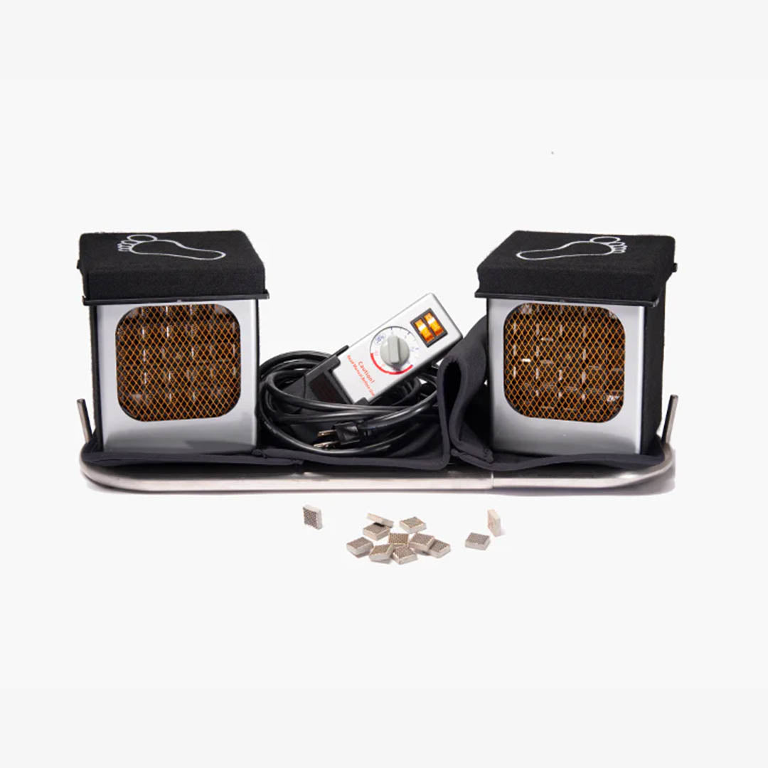 Black Pro Relax Sauna featuring a dual far infrared conductor heating system.