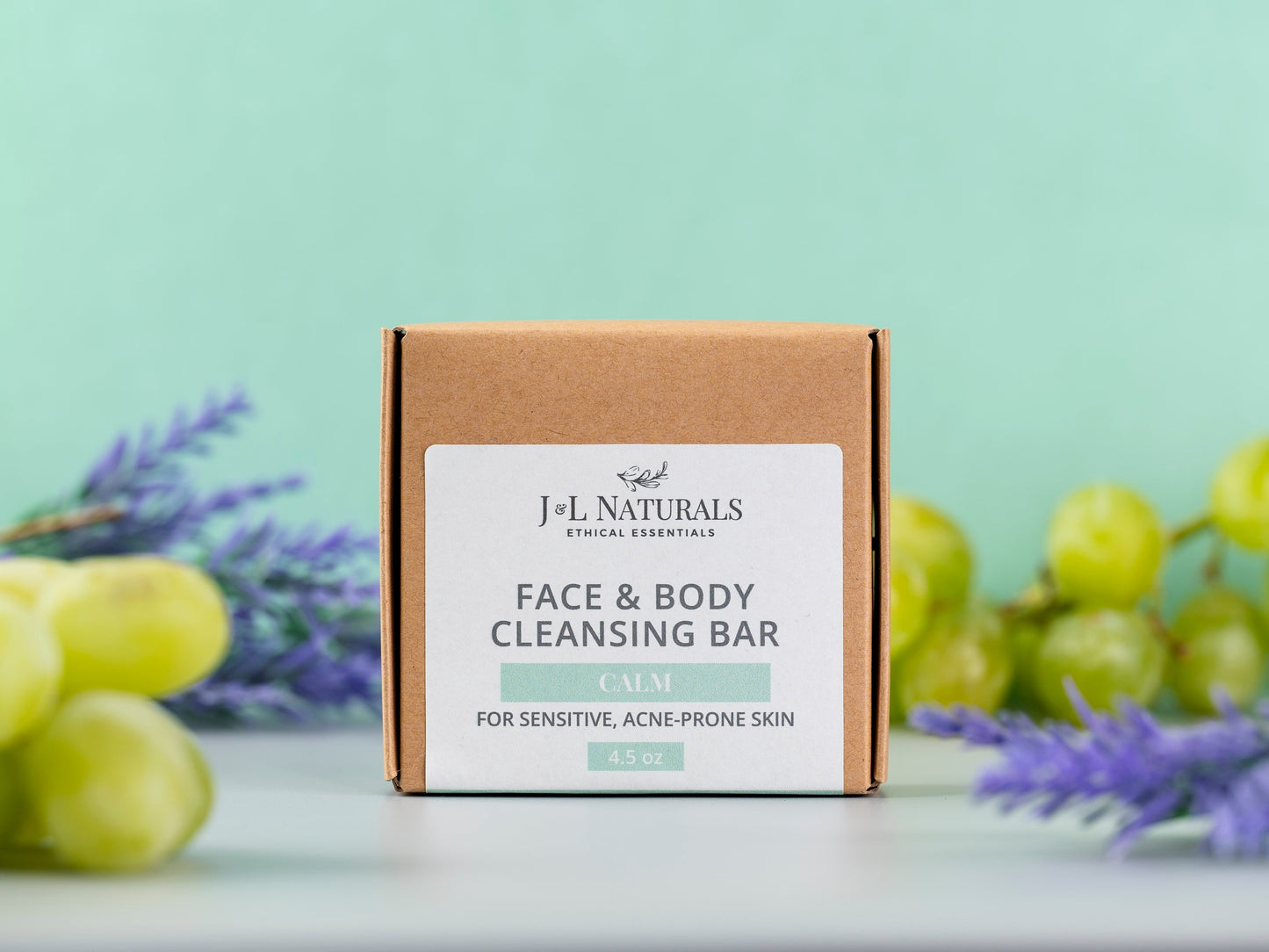 Facial & Body Cleansing Bar - Calm for Sensitive, Acne-Prone Skin