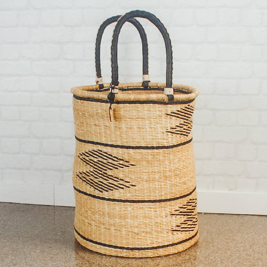 Bolga Basket Storage Hamper