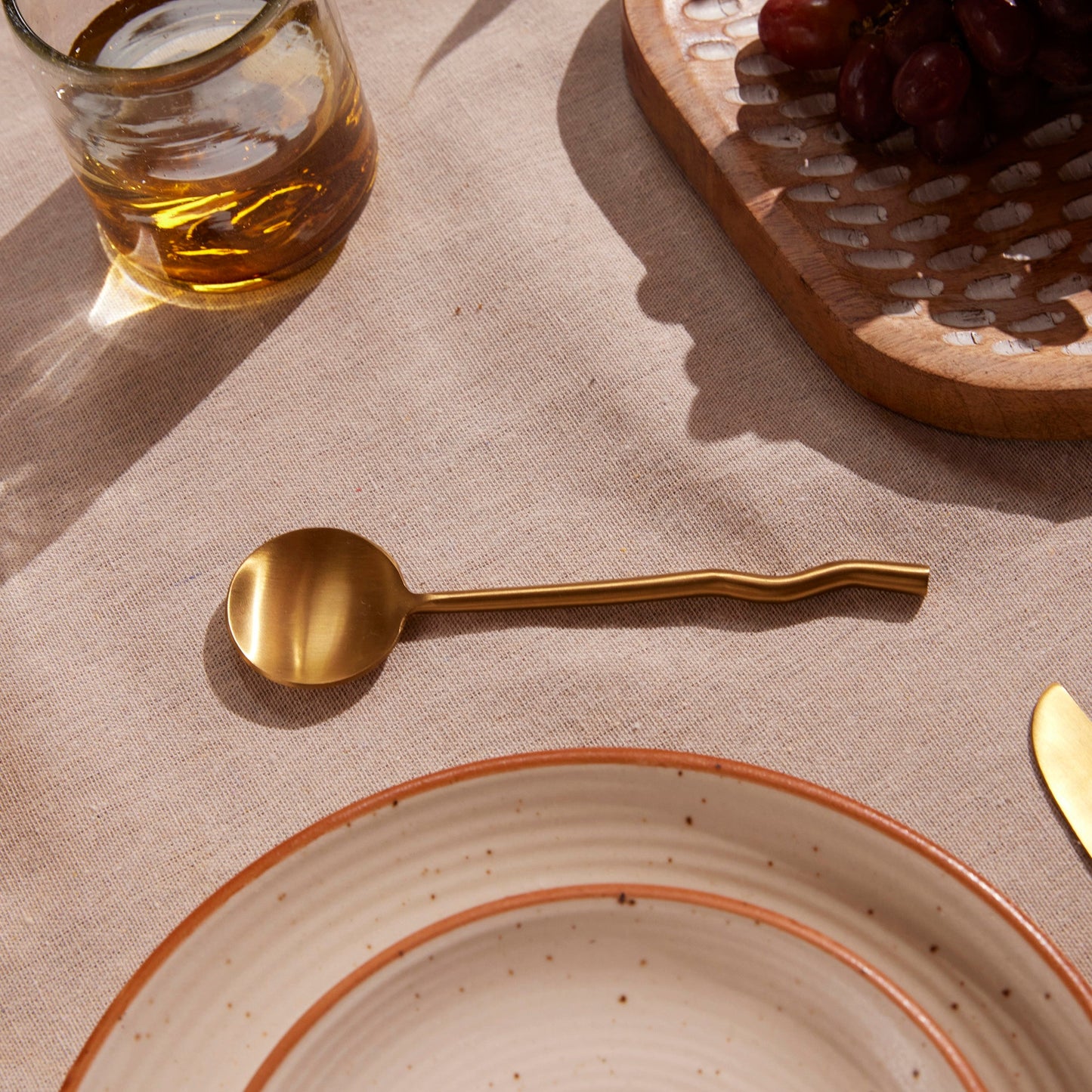 Brushed Brass Utensils