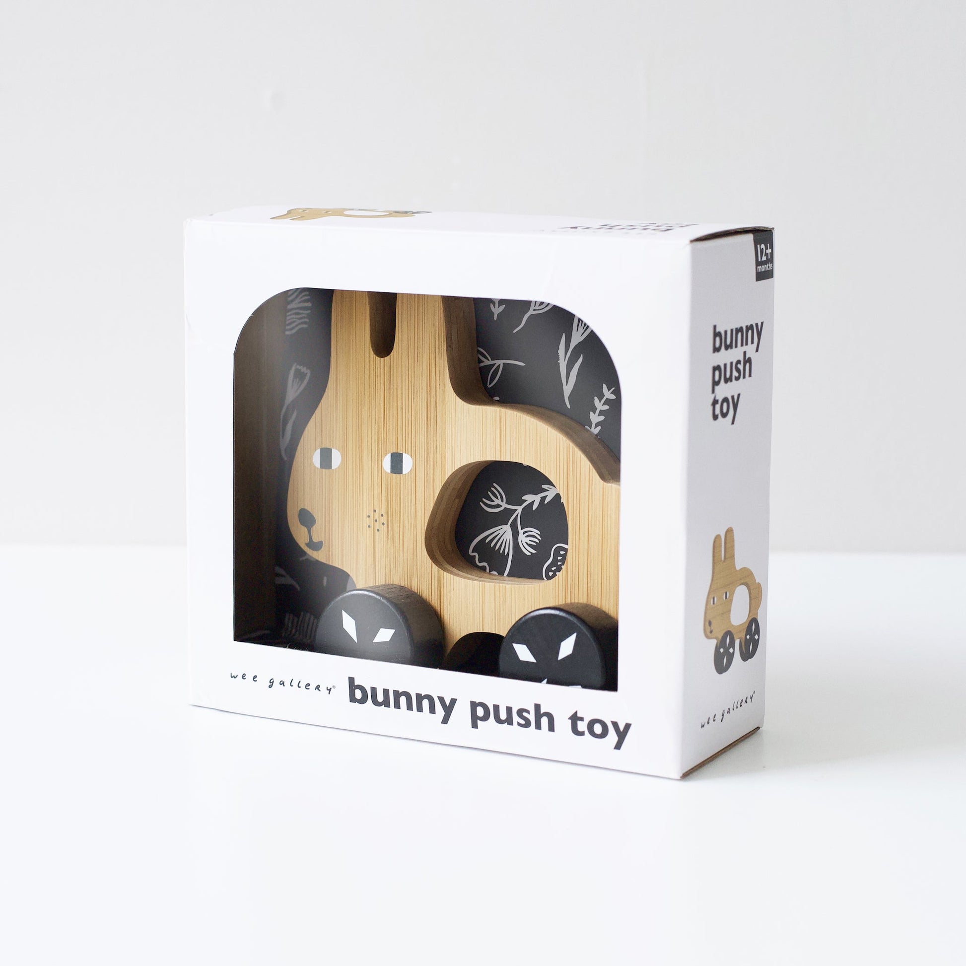 Bunny Push Toy in Packaging