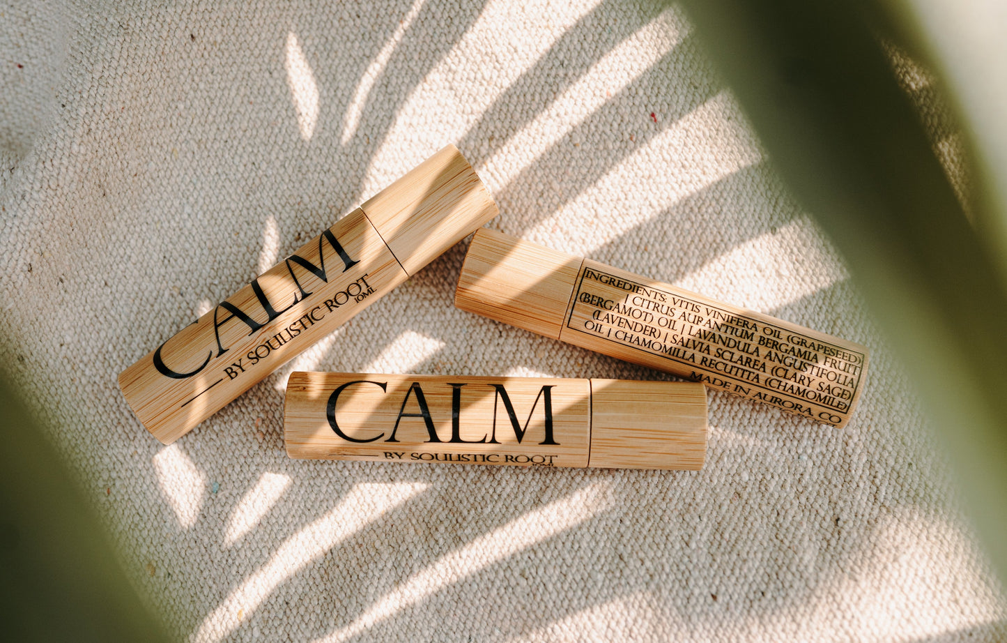 Calm Essential Oil Roller by Soulistic Root for Relaxation and Stress Relief