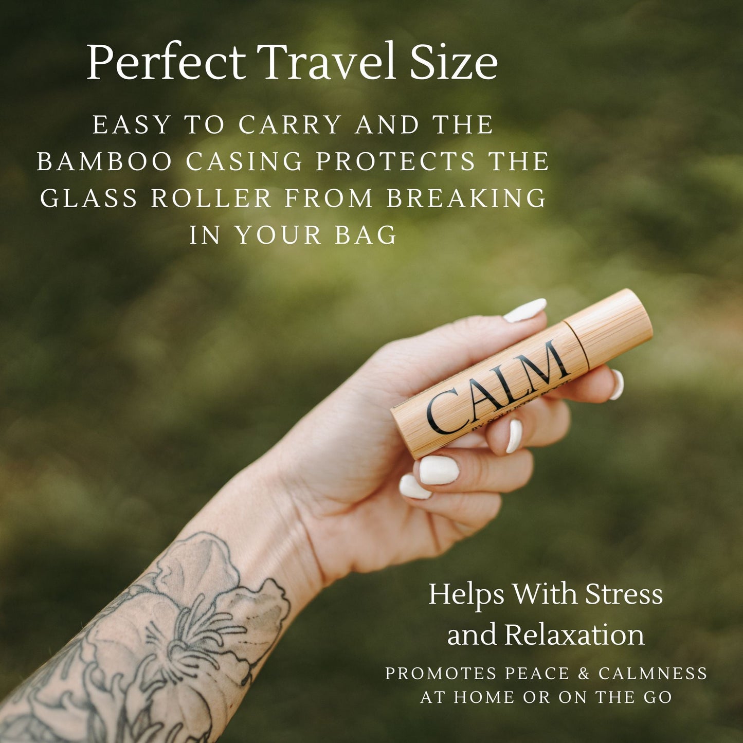 Calm Essential Oil Roller by Soulistic Root - Easy to Carry and Travel With