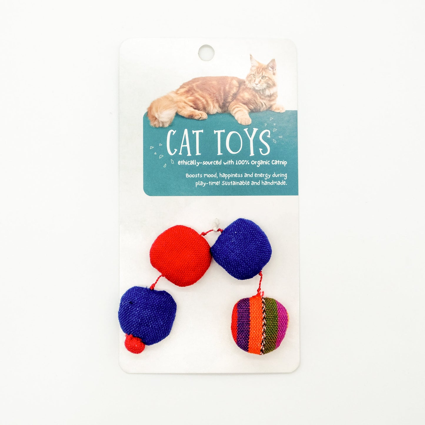 Organic Catnip Cat Toy - Red