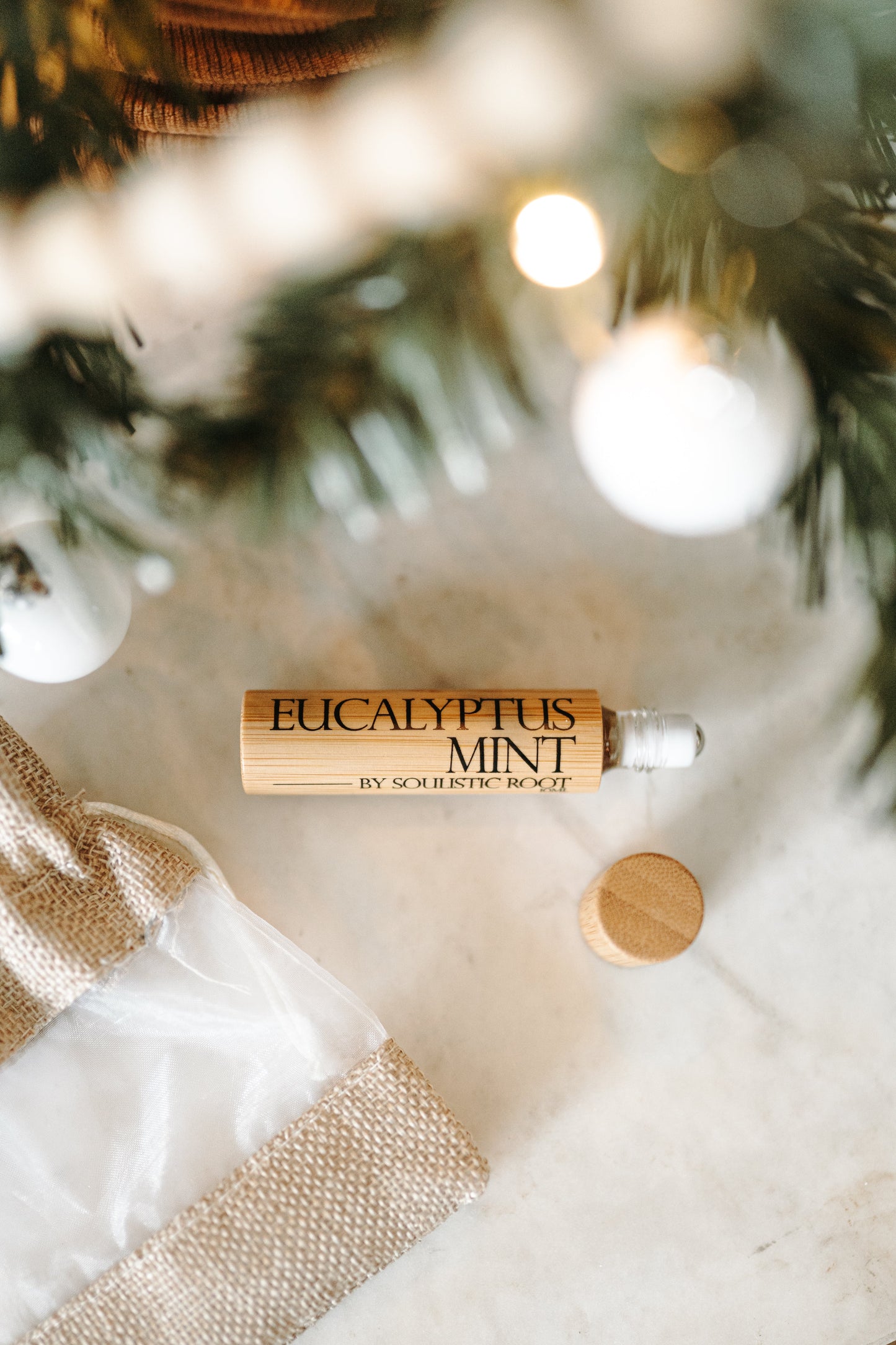 Christmas Ornament Body Oil Roller - Eucalyptus Mint