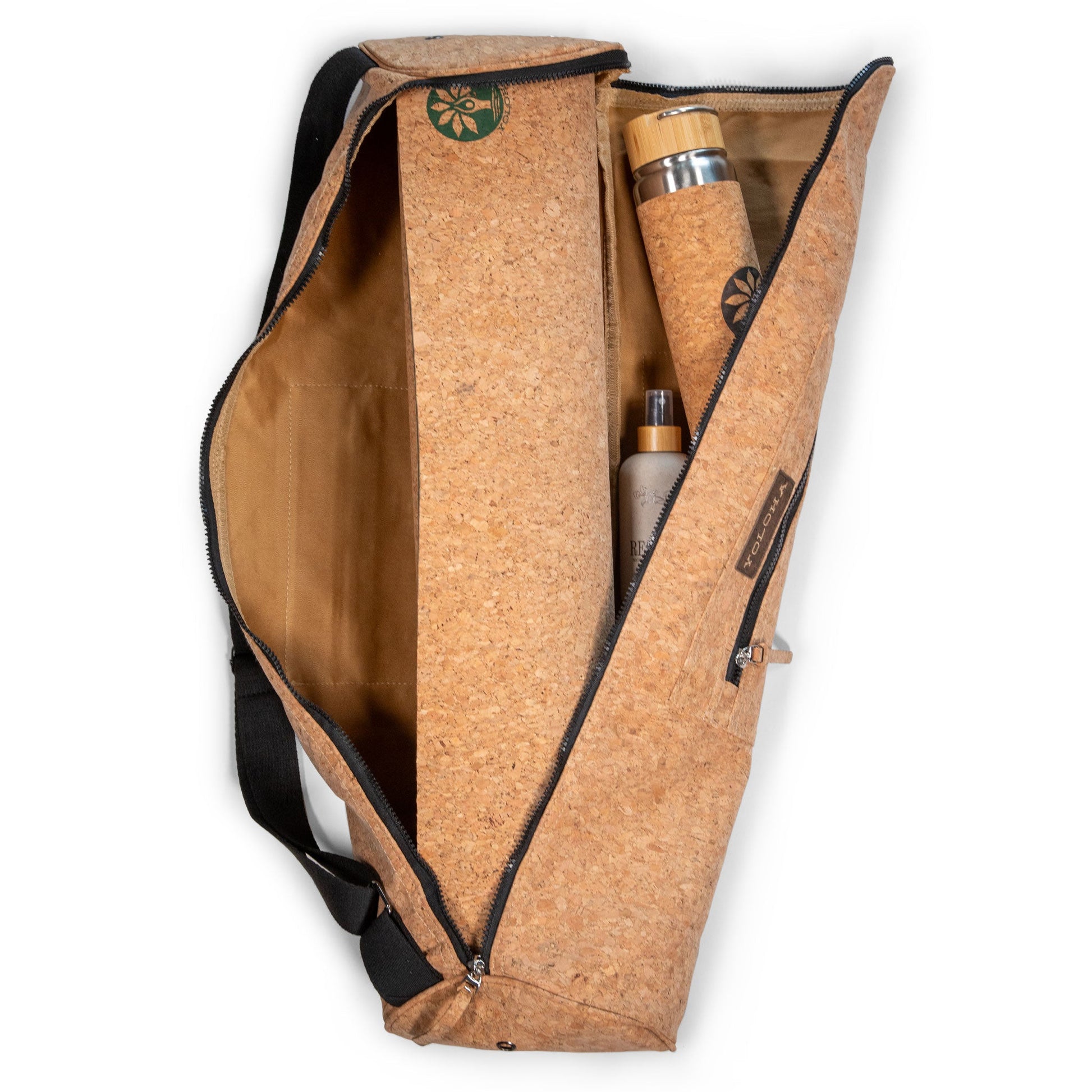 Cork Yoga Mat Bag Vertical