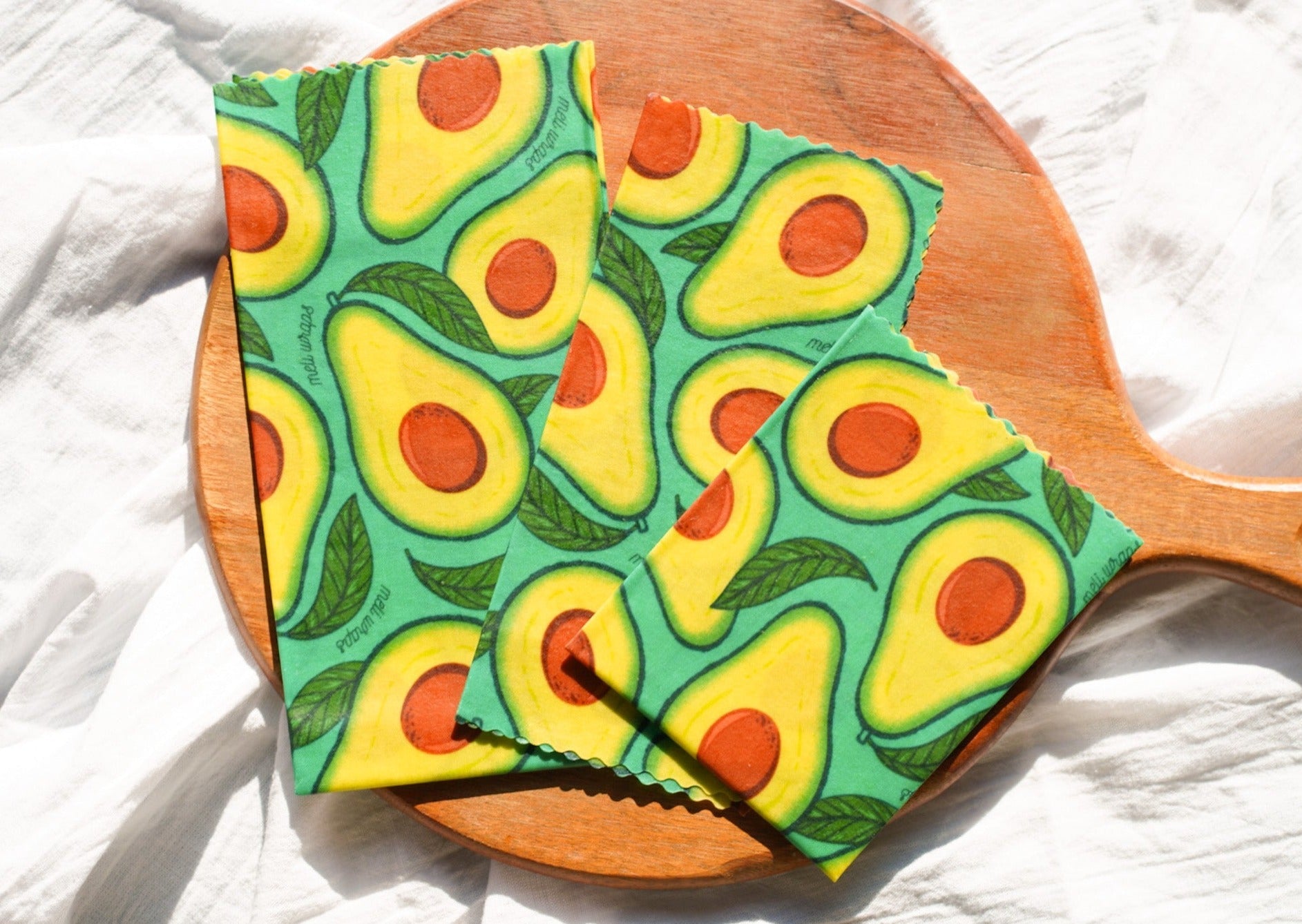 Beeswax wrap Avocado Print