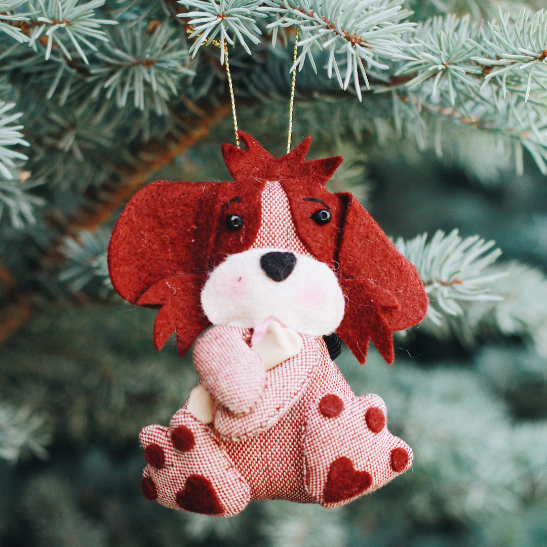 Dog Bone Christmas Tree Ornament