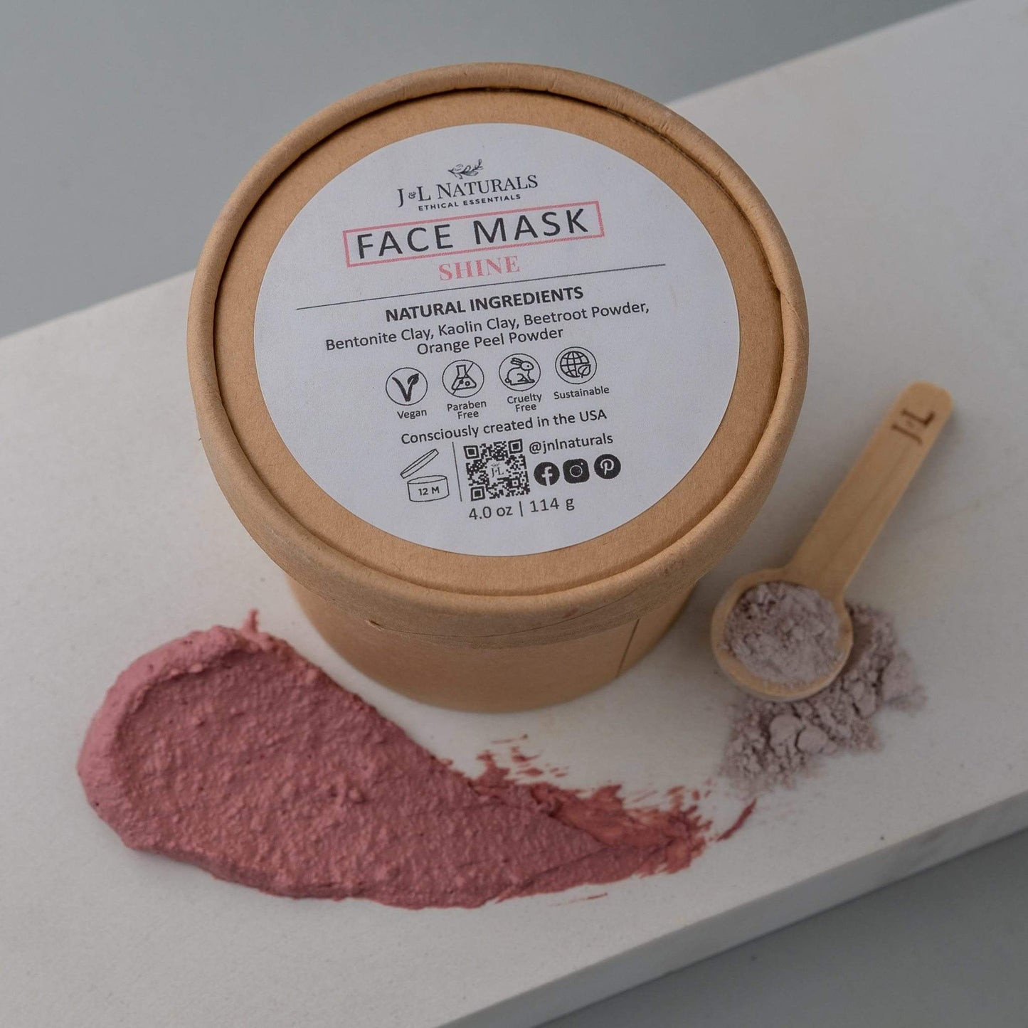 Face Mask Shine Powder & Paste