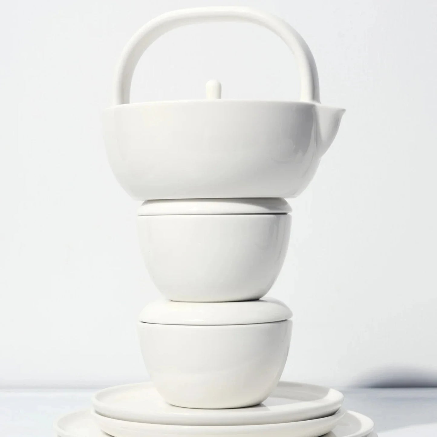 Fors Clay Teapot White