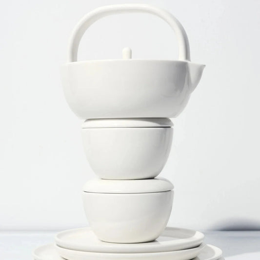 Fors Clay Teapot White