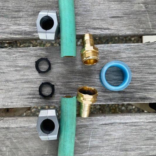 Garden hose repair kit