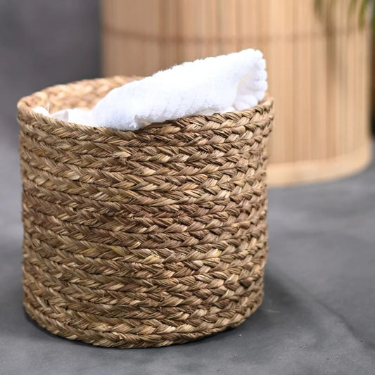 Handloomed Grass Planter Basket