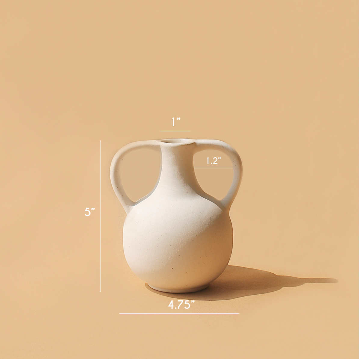 Off-White Harappan Vase - Bobble Measurements