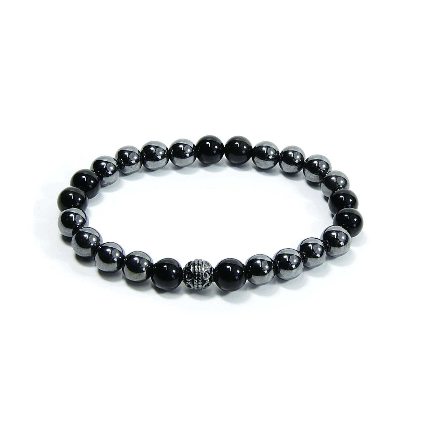 Hematite & Black Obsidian Bracelet