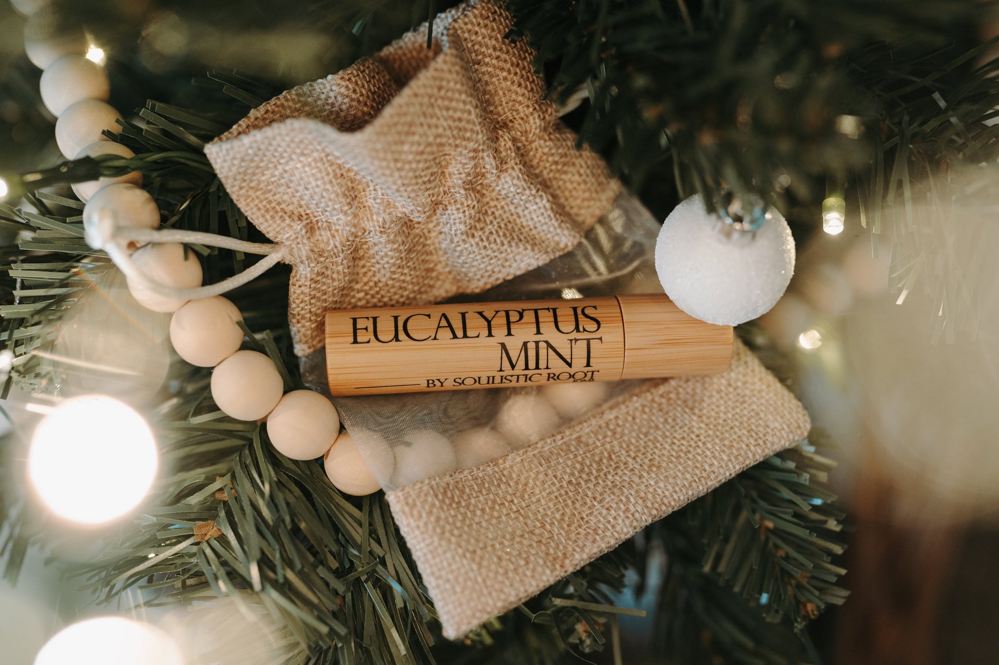 Holiday Ornament Body Oil Roller - Eucalyptus Mint