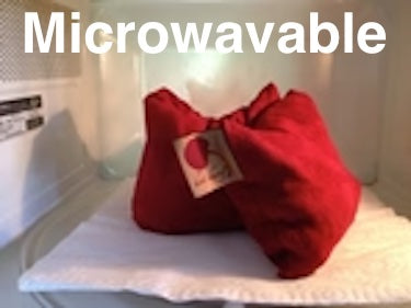 Hot Cherry Heated Neck Pillow is Microwavable