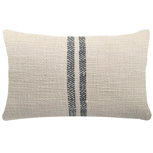 Hugh Lumbar Pillow in Cream