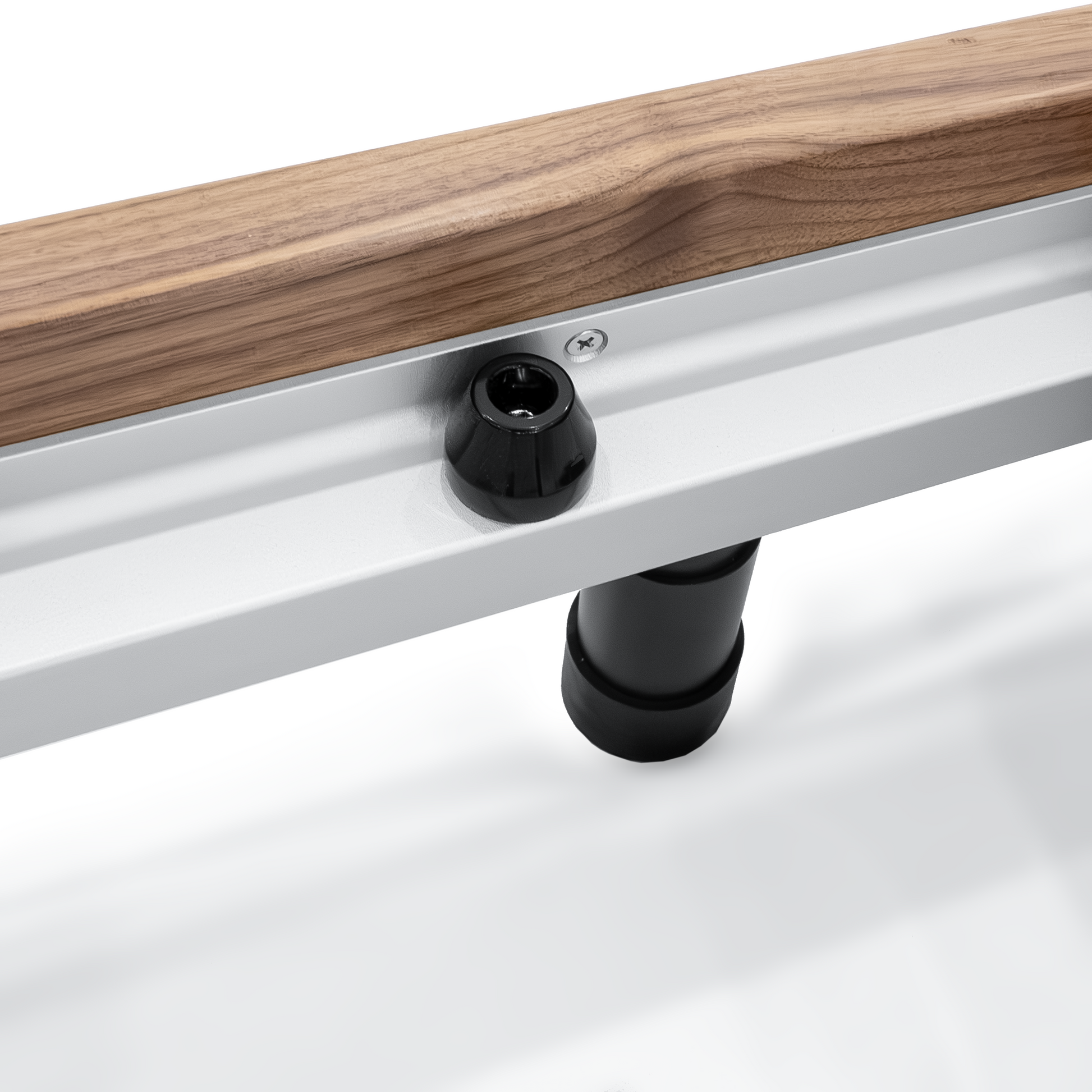 Janet La Force Plus foldable walnut Pilates reformer for home workouts