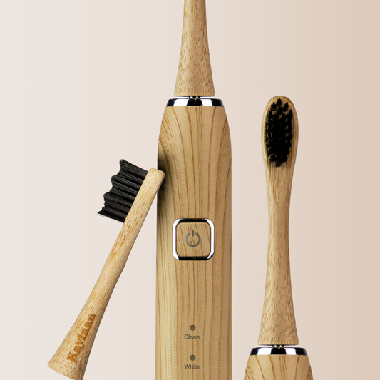 Kaylaan Bamboo Electric Toothbrush Sonic Clean Eco-Friendly