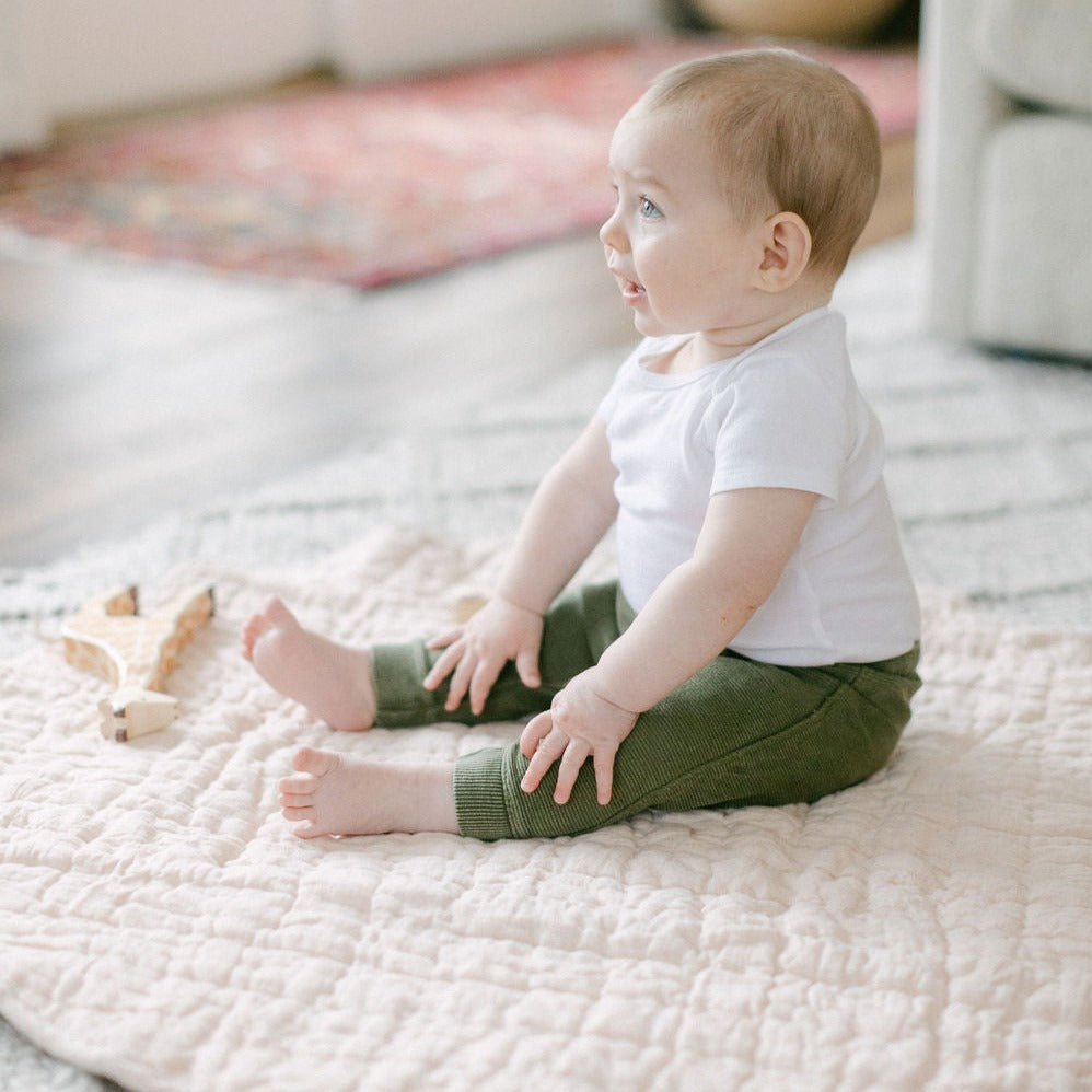 Belgian Linen Play Mat for Baby and Toddler