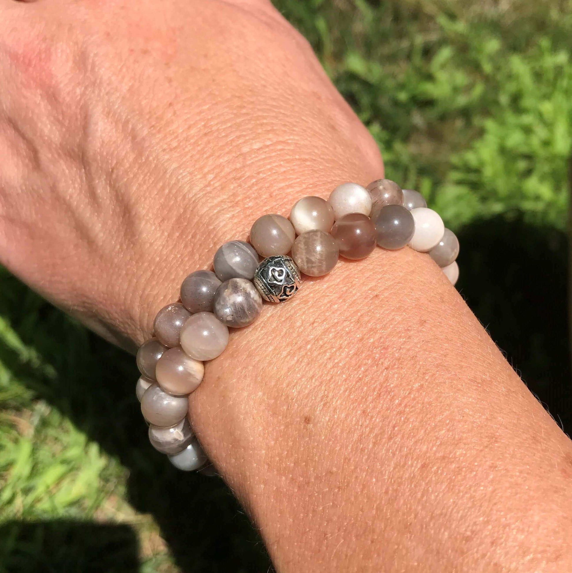 Moonstone Bead Bracelet This bracelet is made with high-quality Moonstone beads which bring inner growth to the wearer. Zodiac Sign: Gemini. Chakras: Sacral, Third Eye, and Crown. Handmade with authentic crystals & gemstones in Minneapolis, MN.